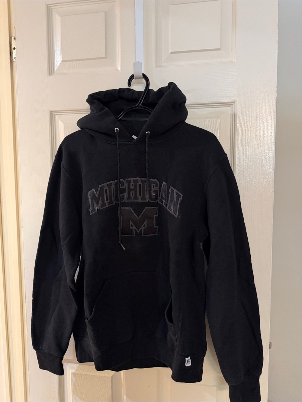 Russell Athletic Black Michigan Pullover Hoodie